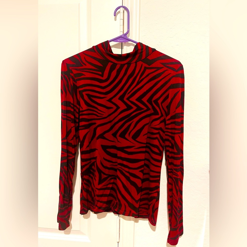 Tiger Print Top